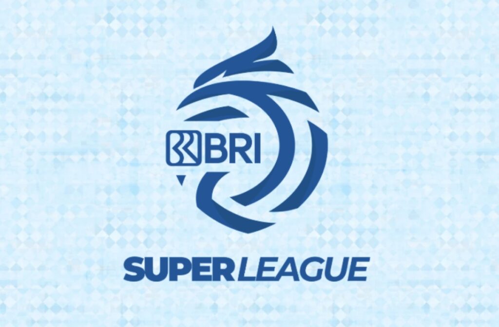logo-resmi-bri-super-league-pekan-10.jpg Logo resmi BRI Super League dengan tulisan BRI di tengah simbol api/elang berwarna biru.