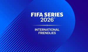 Logo FIFA Series 2026, Timnas Indonesia bersiap menghadapi lawan di ajang internasional.
