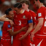 Pemain Timnas Indonesia merayakan gol dengan berpelukan dalam persiapan laga Indonesia vs Bulgaria di FIFA Series 2026.