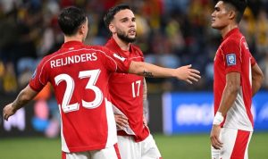 strategi-timnas-indonesia-menghadapi-piala-asia-2027.jpg Koordinasi antarpemain Timnas Indonesia, termasuk Eliano Reijnders, untuk persiapan Piala Asia 2027.