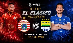 Akses segera link Persija Jakarta vs Persib Bandung untuk menyaksikan duel panas El Clasico Indonesia sore ini pukul 15:30 WIB.
