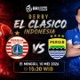 Akses segera link Persija Jakarta vs Persib Bandung untuk menyaksikan duel panas El Clasico Indonesia sore ini pukul 15:30 WIB.