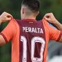 Mariano Peralta pemain Borneo FC Samarinda mengenakan jersey nomor 10 dalam kompetisi Super League 2025/2026.
