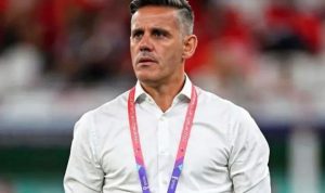 john-herdman-pelatih-baru-timnas-indonesia.webp Potret John Herdman mengenakan kemeja putih dengan ID lanyard FIFA World Cup.