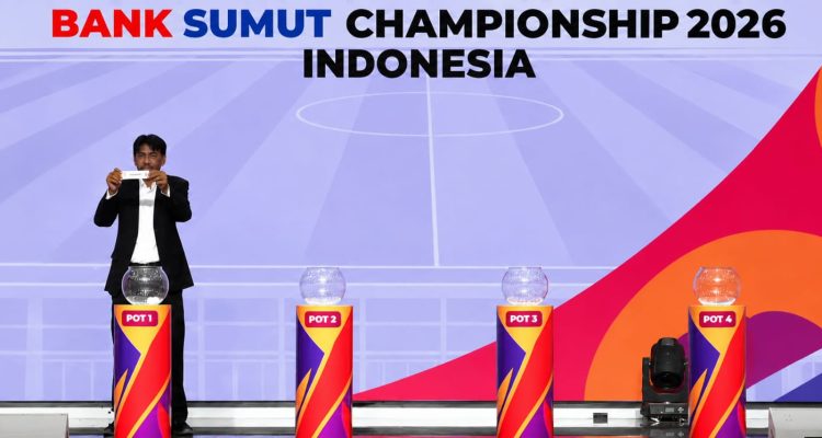 Suasana resmi acara Drawing AFF U-19 2026 yang menempatkan Indonesia U-19 di grup yang kompetitif bersama rival bebuyutan, Vietnam.