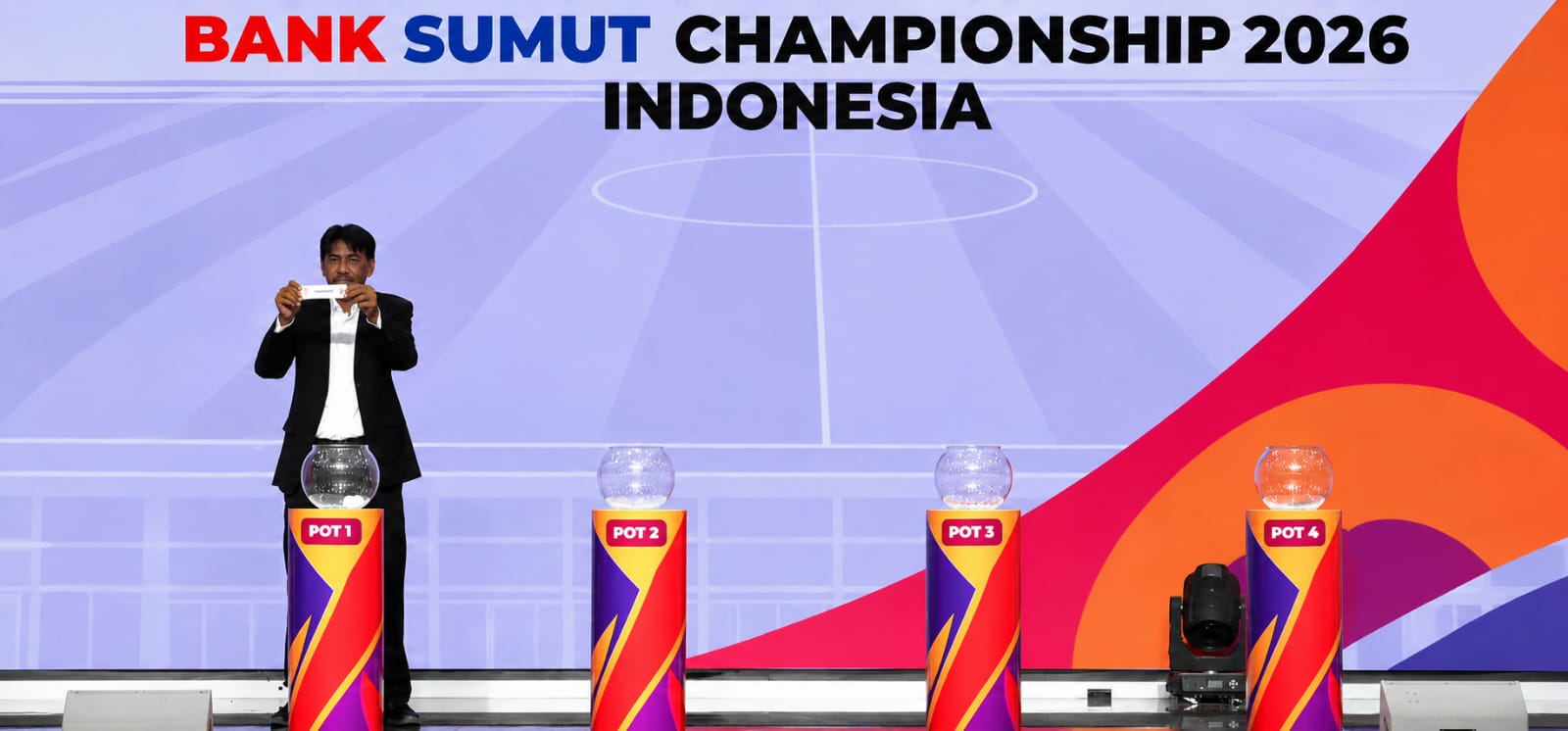 Suasana resmi acara Drawing AFF U-19 2026 yang menempatkan Indonesia U-19 di grup yang kompetitif bersama rival bebuyutan, Vietnam.