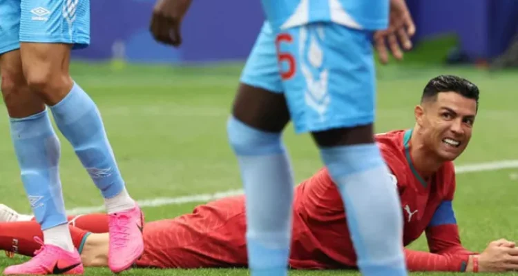 Ekspresi frustrasi yang menggambarkan kekecewaan publik Selecao setelah Portugal ditahan imbang 1-1 oleh RD Kongo.