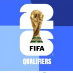 Logo resmi Kualifikasi Piala Dunia 2026 dengan trofi emas FIFA di tengah angka 26 berlatar belakang biru.