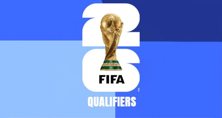 fakta-mengejutkan-piala-dunia-2026.webp Logo resmi Kualifikasi Piala Dunia 2026 dengan trofi emas FIFA di tengah angka 26 berlatar belakang biru.