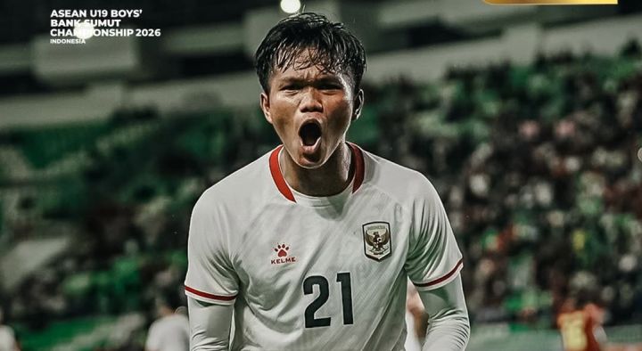 Selebrasi penuh emosi pemain Timnas U-19 setelah sukses membungkam Timor Leste demi menjaga asa lolos ke semifinal.