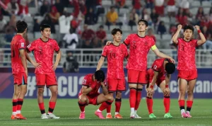 Kekecewaan para pemain Korea Selatan di stadion, menjadi salah satu sorotan utama dalam rangkaian jadwal pertandingan Piala Dunia 2026 yang tayang live hari ini.