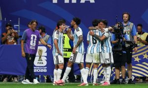 Sukacita skuad Argentina yang sukses mengamankan tiket semifinal Piala Dunia 2026 usai membungkam perlawanan ketat Swiss.