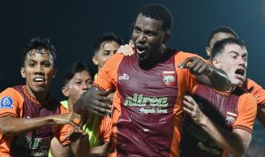 selebrasi-pemain-borneo-fc-afc-challenge-league.webp Para pemain Borneo FC melakukan selebrasi penuh semangat dalam pertandingan kompetisi AFC Challenge League 2026/2027.