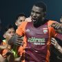 Para pemain Borneo FC melakukan selebrasi penuh semangat dalam pertandingan kompetisi AFC Challenge League 2026/2027.