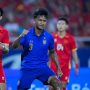 Pemain Thailand berselebrasi di tengah laga melawan Timnas Vietnam pada Piala AFF 2026.