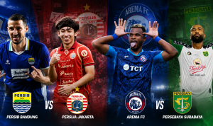 Bagan laga semifinal Piala Presiden 2026 mempertemukan Persib Bandung vs Persija Jakarta dan Arema FC vs Persebaya Surabaya.