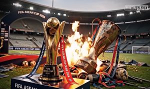 perbedaan-trofi-fifa-asean-cup-dan-piala-aff.webp Ilustrasi perbedaan turnamen sepak bola FIFA ASEAN Cup dan Piala AFF yang kerap dianggap sama oleh masyarakat.