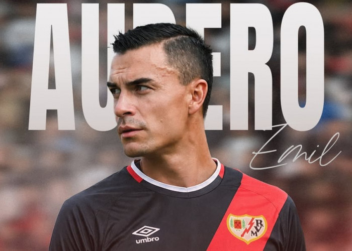 Emil Audero kiper keturunan Timnas Indonesia mengenakan jersey Rayo Vallecano di Liga Top Eropa