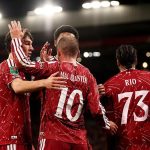 liverpool-bungkam-tottenham-3-1-carabao-cup.webp Para pemain Liverpool merayakan gol bersama Alexis Mac Allister saat bungkam Tottenham di Carabao Cup.